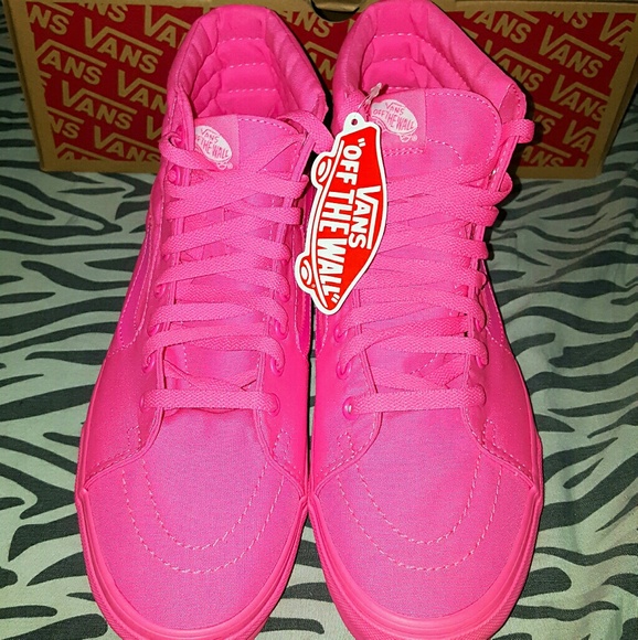 vans sk8 hi hot pink